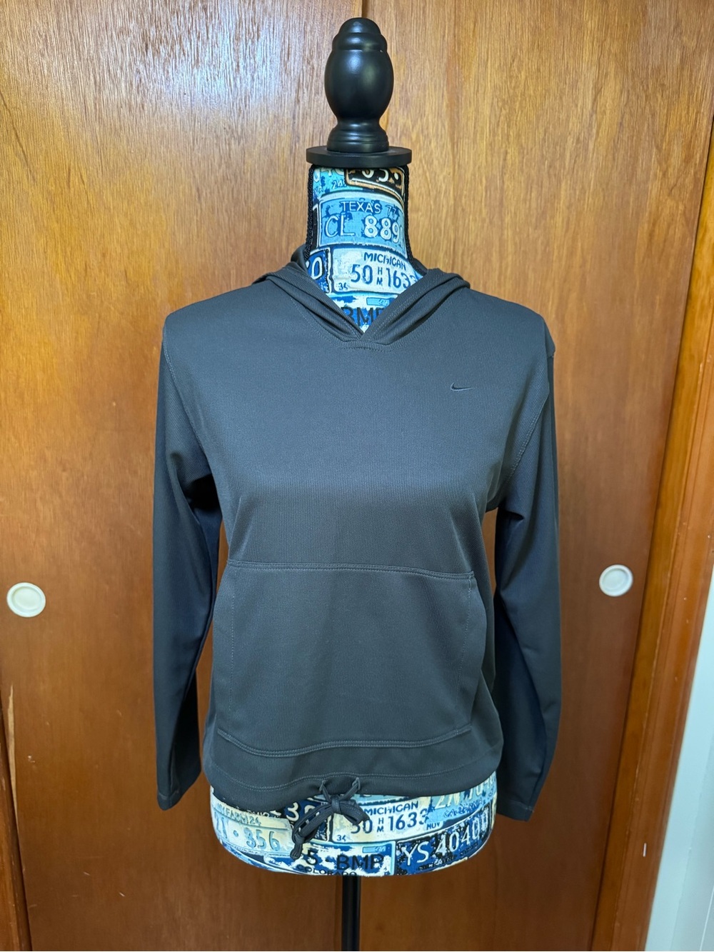 Nike Black Dri-FIT Hooded Athletic Top